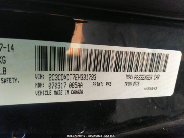 2C3CDXDT7EH331793 Dodge Charger Rt