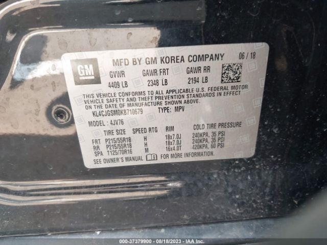 KL4CJGSM0KB710679 Buick Encore Essence