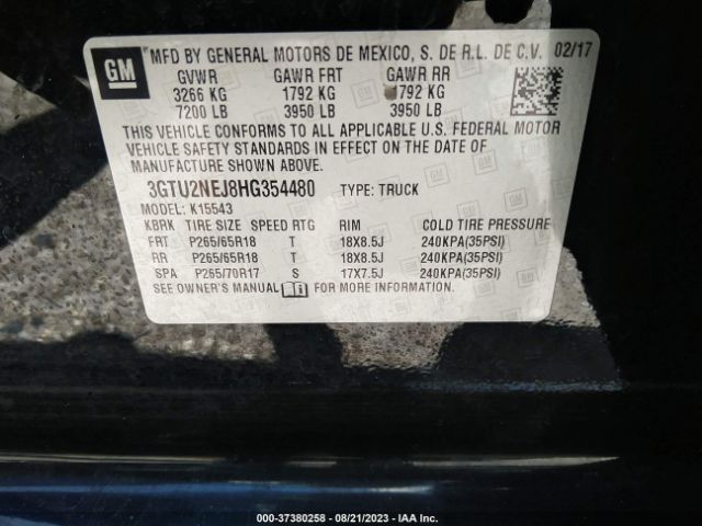 3GTU2NEJ8HG354480 GMC Sierra 1500 Slt