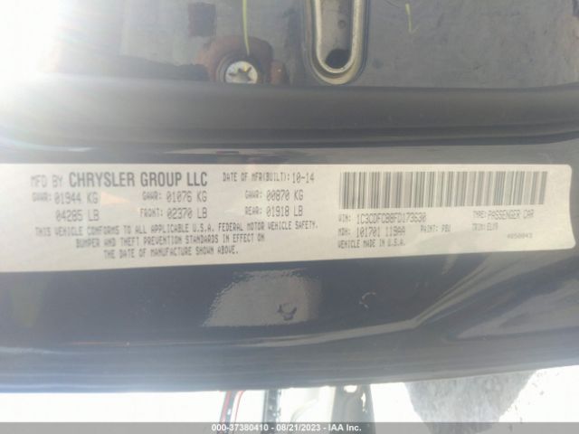 1C3CDFCB8FD173630 Dodge Dart Limited