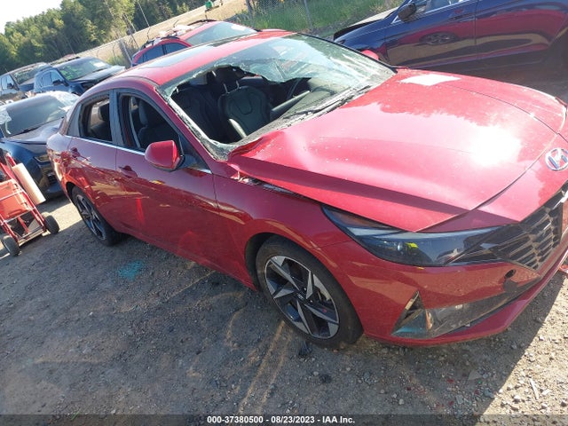 2021 HYUNDAI ELANTRA LIMITED VIN: KMHLP4AG9MU171027