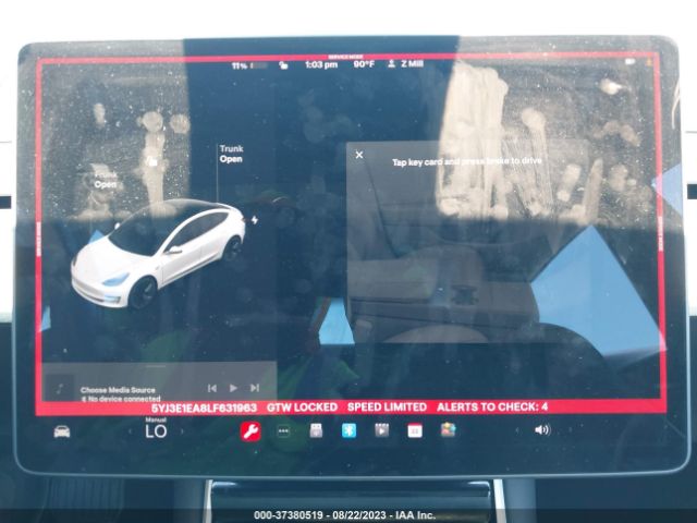 5YJ3E1EA8LF631963 Tesla Model 3 Standard Range