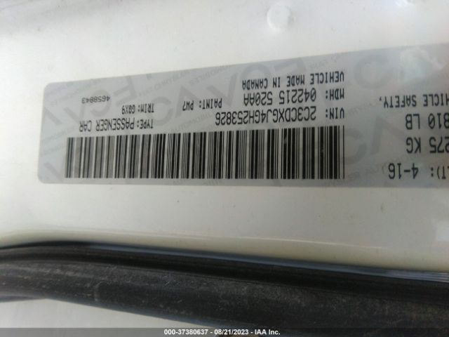 2C3CDXGJ4GH253826 Dodge Charger R/t Scat Pack