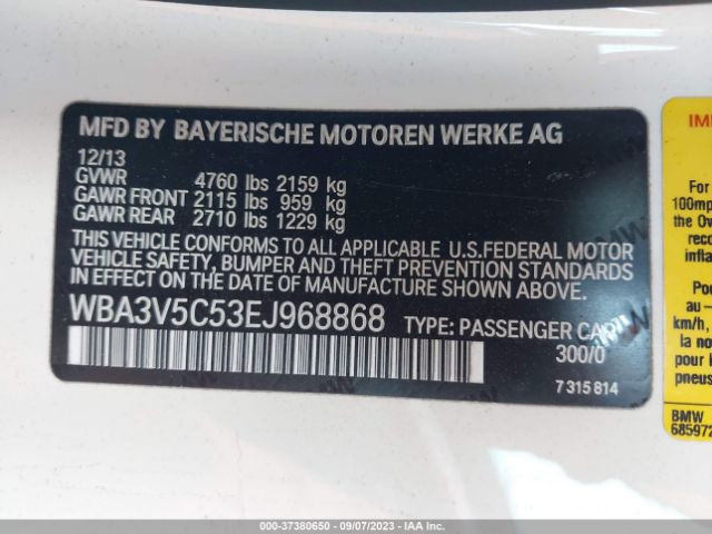 2014 BMW 4 SERIES WBA3V5C53EJ968868 Photo 8