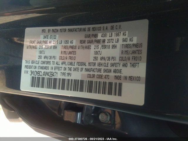 Mazda Cx-30 2.5 S Carbon Edition 2022 3MVDMBCL4NM439471 Image 9