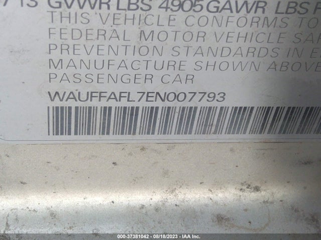 WAUFFAFL7EN007793 Audi A4 Premium Plus