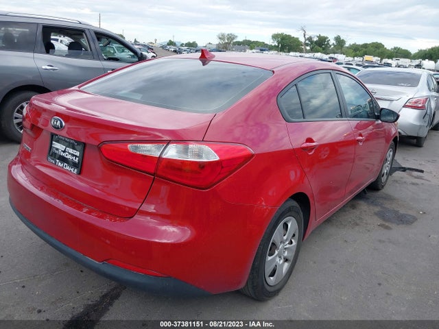 2016 KIA FORTE LX VIN: KNAFK4A6XG5559614