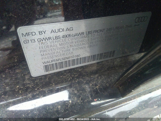 WAUFFAFL5EN010160 Audi A4 Premium Plus