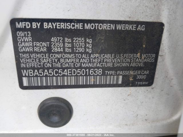 WBA5A5C54ED501638 BMW 5 Series 528i