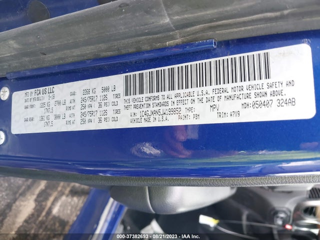 1C4GJXAN5JW199852 Jeep Wrangler Sport S