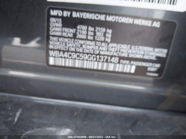 WBA4C9C59GG137148 BMW 4 Series 428i Xdrive