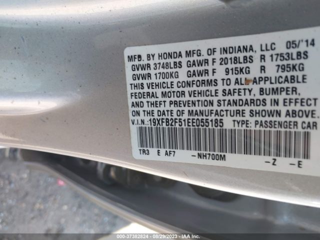 19XFB2F51EE055185 Honda Civic Sedan Lx