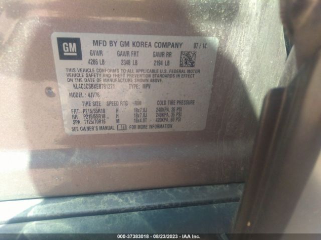 KL4CJCSBXEB781271 Buick Encore Leather
