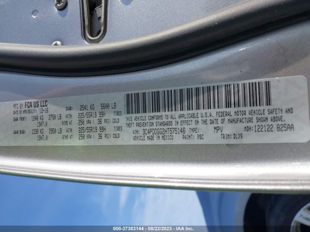 3C4PDDGG2HT575146 Dodge Journey Crossroad Plus