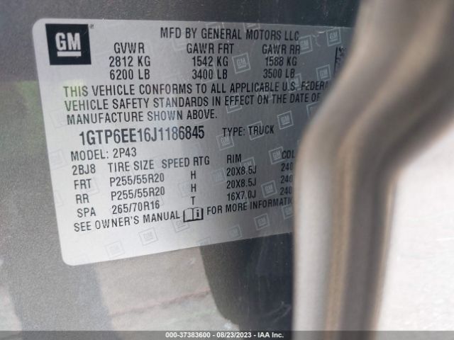1GTP6EE16J1186845 GMC Canyon 4wd Denali