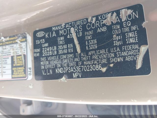 KNDJP3A53E7023086 KIA SOUL +