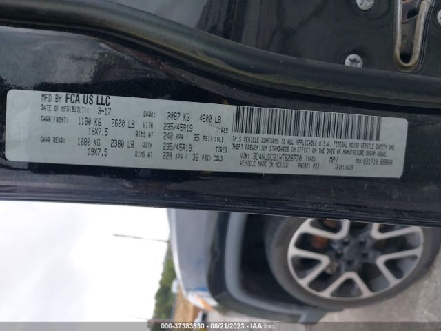 3C4NJDCB1HT628770 Jeep Compass Limited