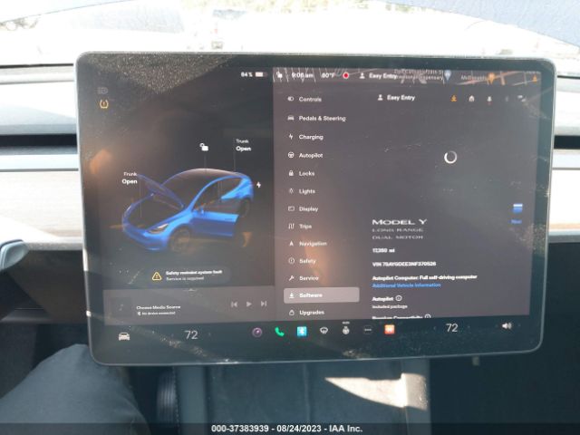 7SAYGDEE3NF370526 Tesla Model Y Long Range
