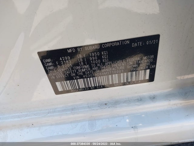 4S3GTAD66M3710003 Subaru Impreza Premium