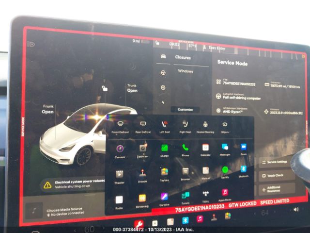 7SAYGDEE1NA010233 Tesla Model Y Long Range