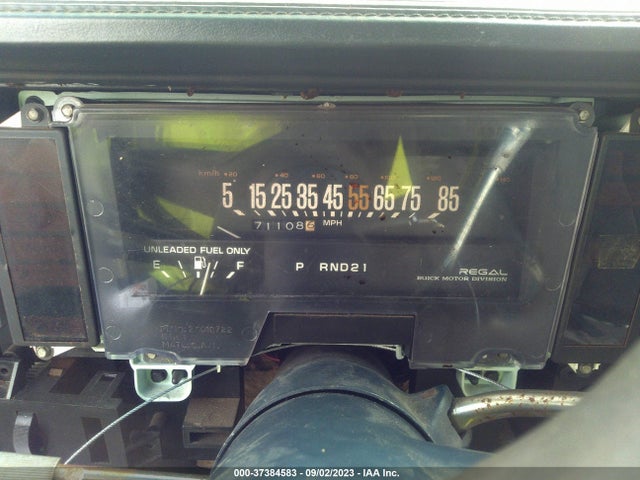 1984 BUICK REGAL VIN: 1G4AJ69AXEH525426
