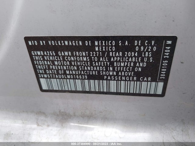 3VW5T7AU0LM016639 Volkswagen Golf Gti S/se/autobahn