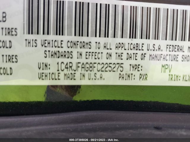 1C4RJFAG8FC225275 Jeep Grand Cherokee Altitude