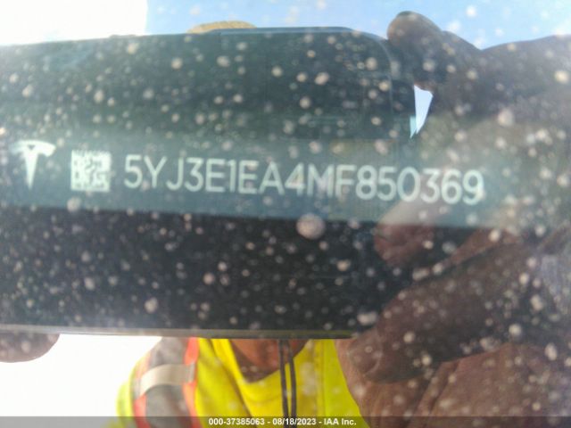 5YJ3E1EA4MF850369 Tesla Model 3 Standard Range Plus
