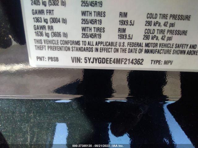 5YJYGDEE4MF214362 Tesla Model Y Long Range
