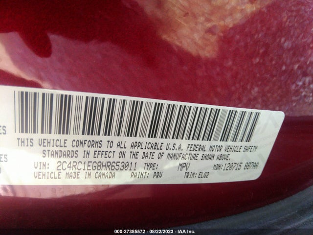 2C4RC1EG8HR653011 Chrysler Pacifica Touring-l Plus