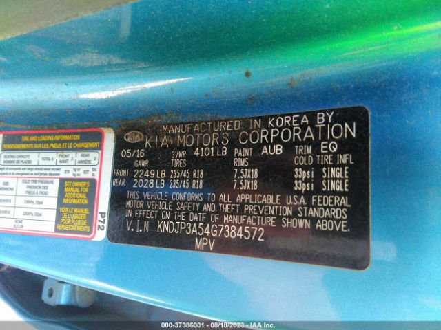 KNDJP3A54G7384572 KIA SOUL +