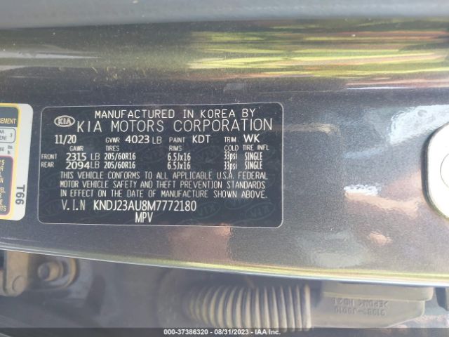 KNDJ23AU8M7772180 KIA SOUL S