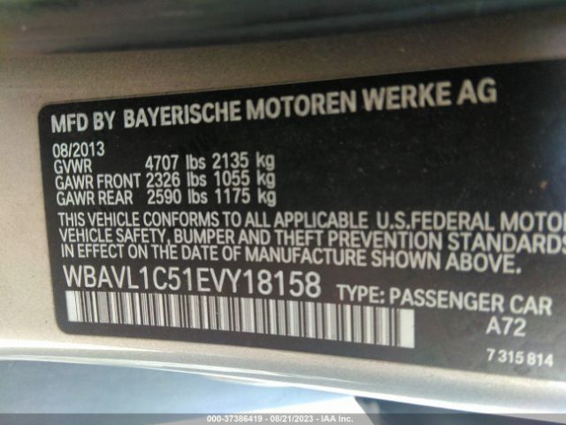 WBAVL1C51EVY18158 BMW X1 Xdrive28i