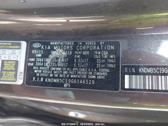 KNDMB5C19G6146529 KIA SEDONA LX