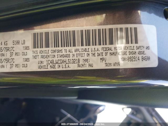 1C4BJWCGXHL513218 Jeep Wrangler Rubicon