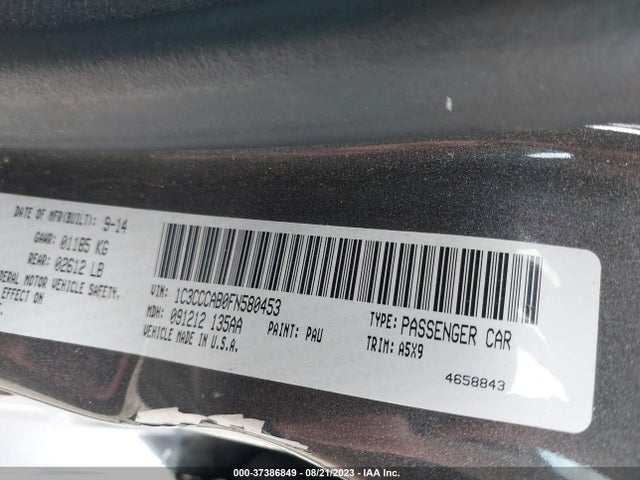 1C3CCCAB0FN580453 Chrysler 200 Limited