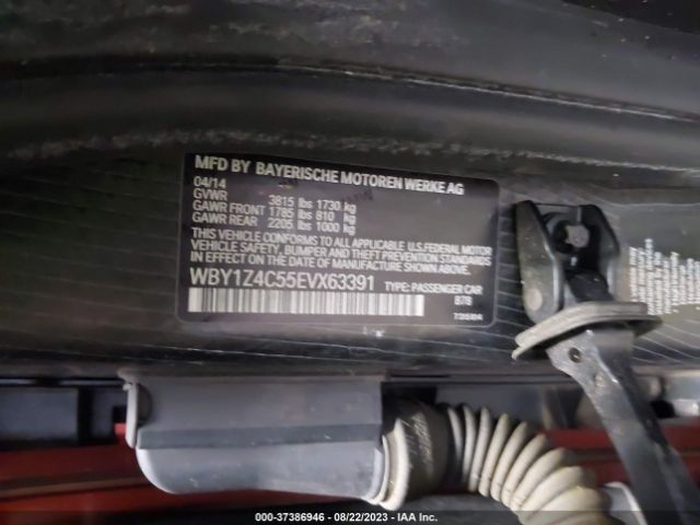 WBY1Z4C55EVX63391 BMW I3