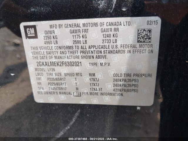 2GKALMEK2F6302021 GMC Terrain Sle