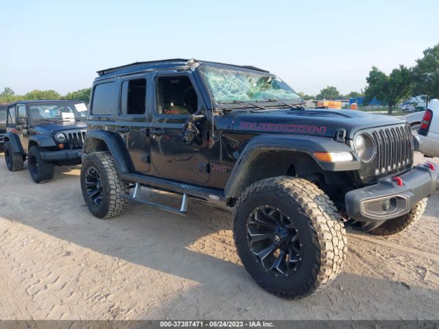 1C4HJXFN2MW624512, 2021 Jeep Wrangler Unlimited Rubicon on IAAI