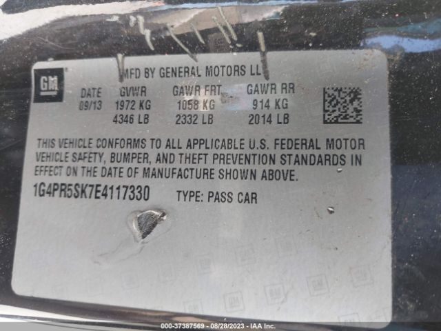 1G4PR5SK7E4117330 Buick Verano Convenience Group