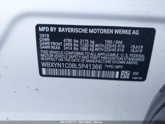 WBXYN1C08L5P41366 BMW X2 M35i