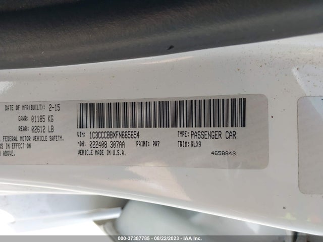Chrysler 200 S 2015 1C3CCCBBXFN665654 Image 9