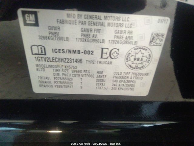 1GTV2LEC8HZ231496 GMC SIERRA 1500