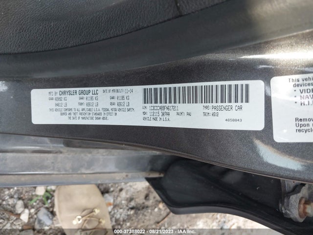 1C3CCCAB9FN617211 Chrysler 200 Limited