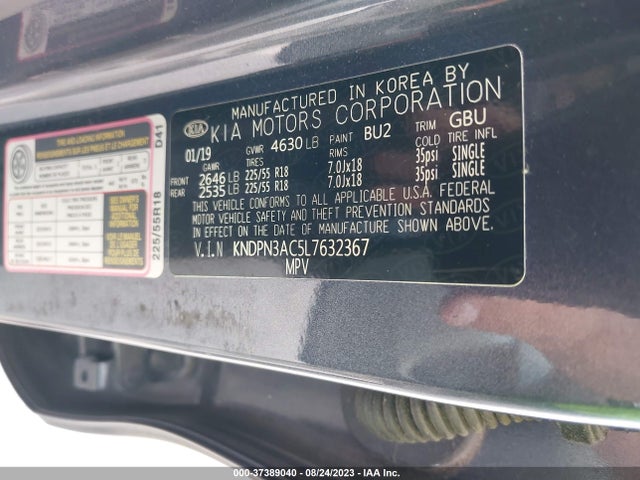 KIA Sportage Ex 2020 KNDPN3AC5L7632367 Image 15