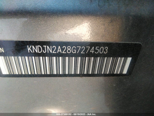 KIA Soul Base 2016 KNDJN2A28G7274503 Image 9