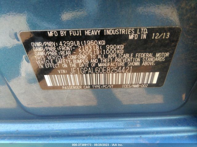 JF1GPAL60E8254421 Subaru Impreza Wagon 2.0i Sport Premium