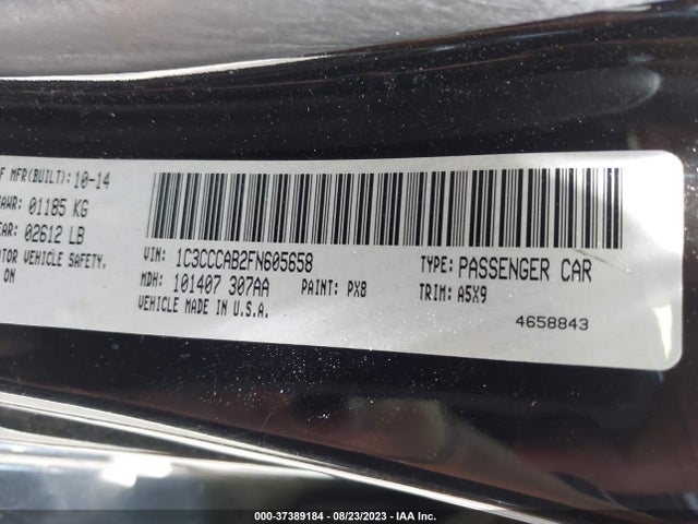 Chrysler 200 Limited 2015 1C3CCCAB2FN605658 Image 9