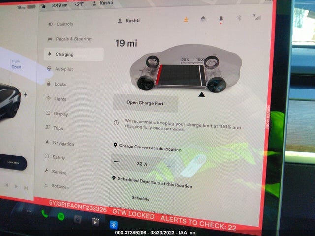 Tesla MODEL 3 2022 5YJ3E1EA0NF233326 Image 17