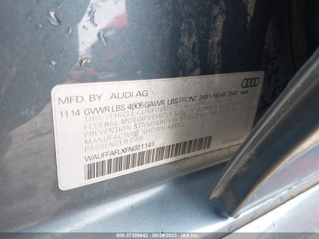 WAUFFAFLXFN021141 Audi A4 Premium Plus